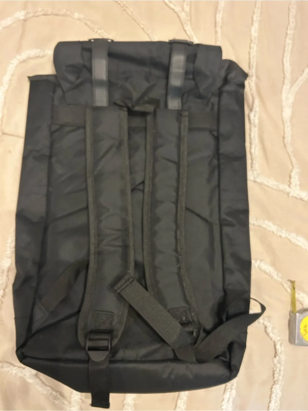 Prestige Black Roll-Top Backpack